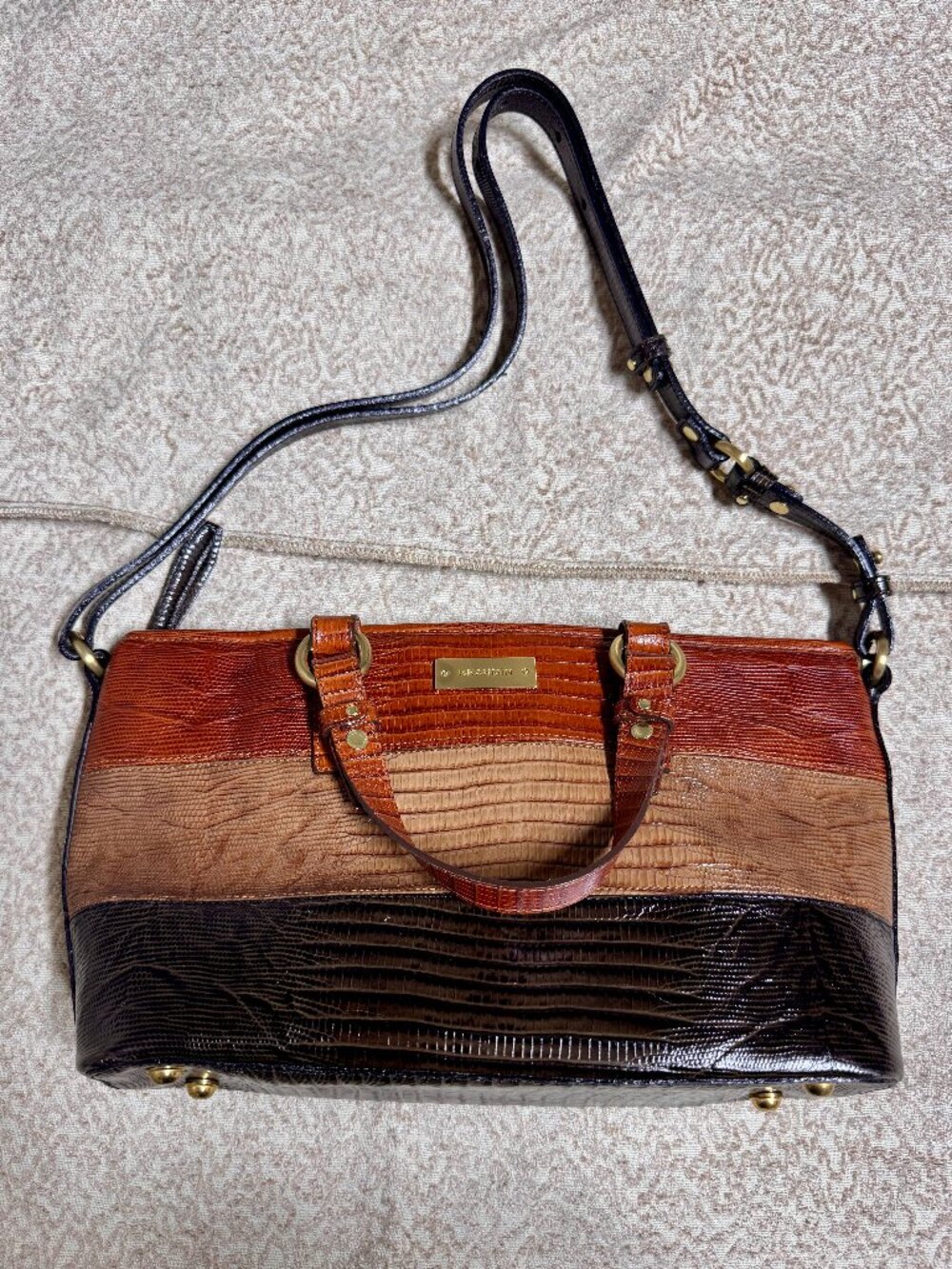 Brahmin Vineyard Tricolor Asher Tote Bag